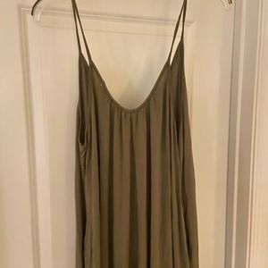Carly Jean Los Angeles romper, olive green